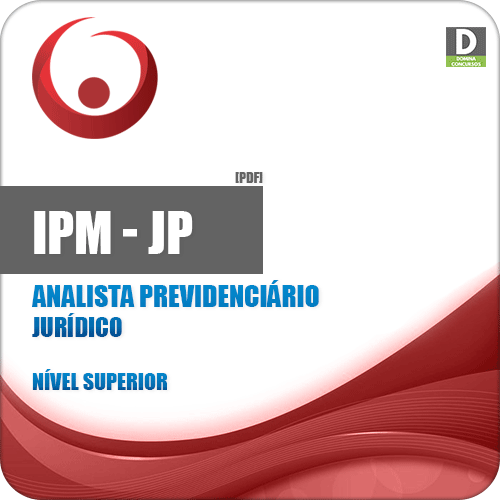 Apostila Concurso IPM JP 2018 Analista Previdenciário Jurídico