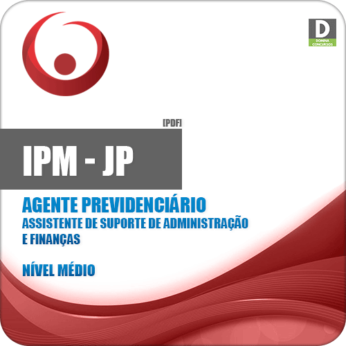 Apostila IPM JP 2018 Assistente de Administração e Finanças