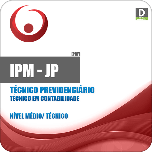 Apostila Concurso IPM JP 2018 Técnico em Contabilidade