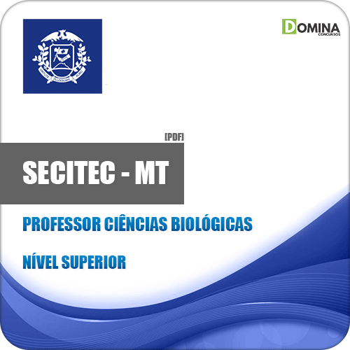 Apostila SECITEC MT 2018 Professor de Ciências Biológicas