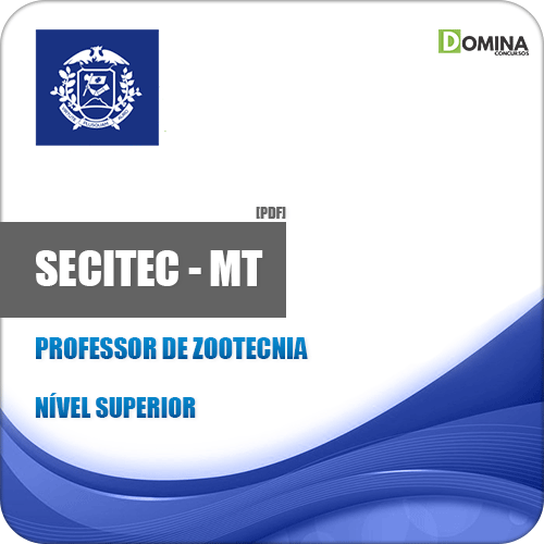 Apostila SECITEC MT 2018 Professor de Zootecnia
