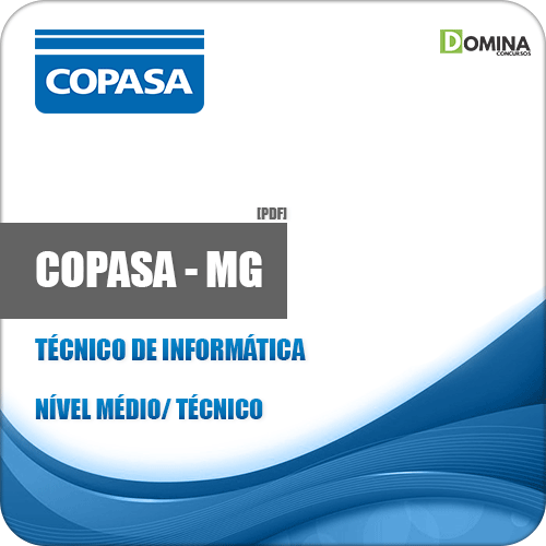 Apostila COPASA MG 2018 Técnico de Informática