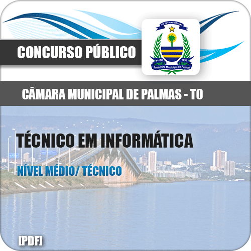 Apostila Câmara Palmas TO 2018 Técnico em Informática