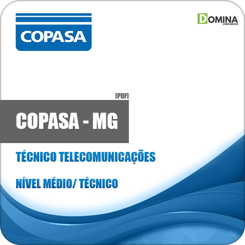 Apostila COPASA MG 2018 Técnico Telecomunicações