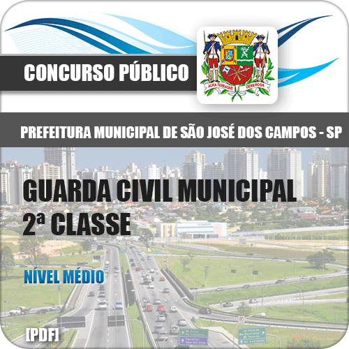 Apostila Pref São José dos Campos 2018 Guarda Civil Municipal