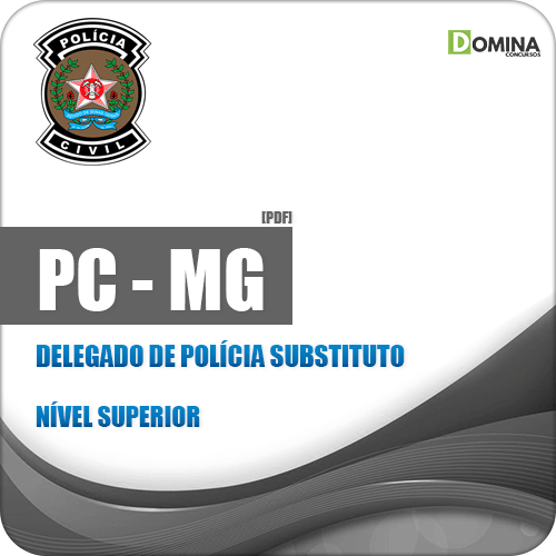 Apostila PC MG 2018 Delegado de Polícia Substituto
