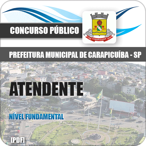 Apostila Prefeitura de Carapicuíba 2018 Atendente