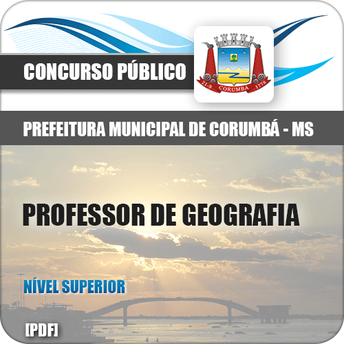 Apostila Pref Corumbá 2018 Professor de Geografia