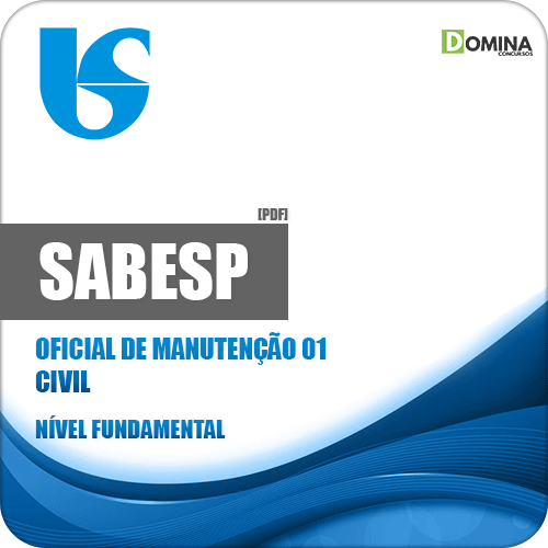 Apostila SABESP 2018 Oficial de Manutenção 01 Civil