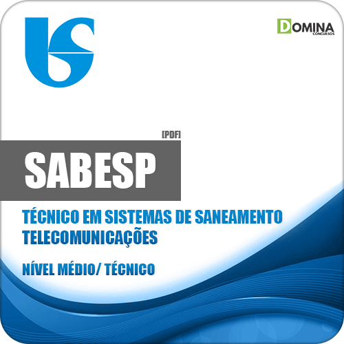 Apostila SABESP 2018 Técnico Sistemas de Saneamento Telecomunicações