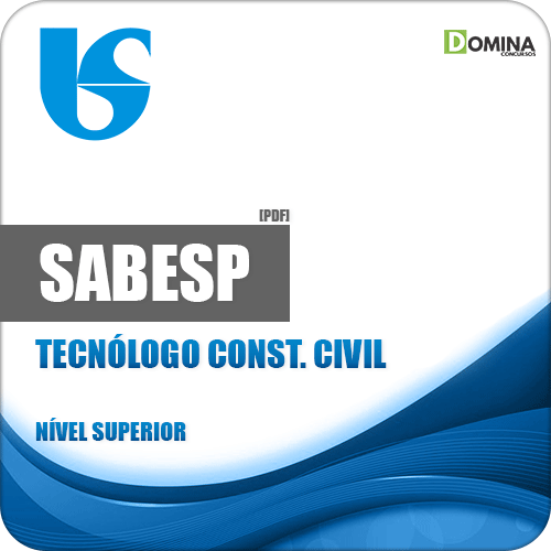 Apostila SABESP 2018 Tecnólogo Construção Civil