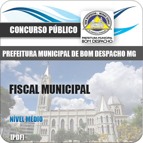 Apostila Bom Despacho MG 2018 Fiscal Municipal
