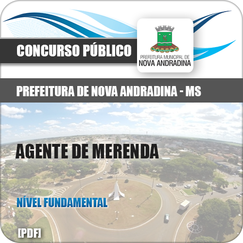 Apostila Nova Andradina MS 2018 Agente de Merenda