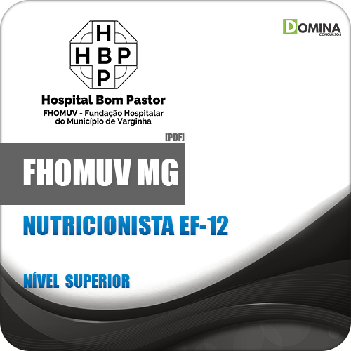 Apostila FHOMUV MG 2018 Nutricionista