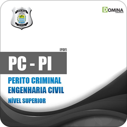 Apostila Polícia Civil do Piauí 2018 Perito Criminal Engenharia Civil