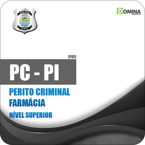 Apostila Polícia Civil do Piauí 2018 Perito Criminal Farmácia
