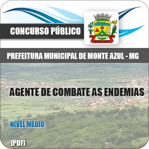 Apostila Monte Azul MG 2018 Agente de Combate as Endemias