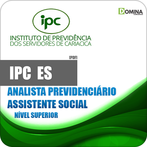 Apostila IPC Cariacica ES 2018 Analista Assistente Social