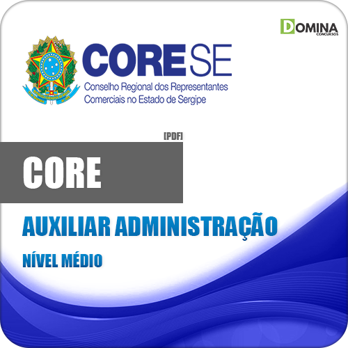 Apostila Concurso CORE MS 2018 Auxiliar Administração