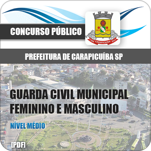 Apostila Carapicuíba SP 2018 Guarda Civil Municipal