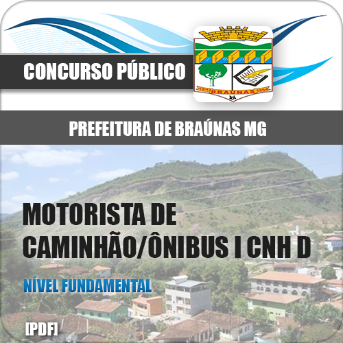Apostila Braúnas MG 2018 Motorista Ônibus I CNH D