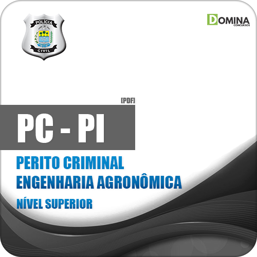 Apostila Polícia Civil do Piauí 2018 Perito Criminal Eng Agronômica