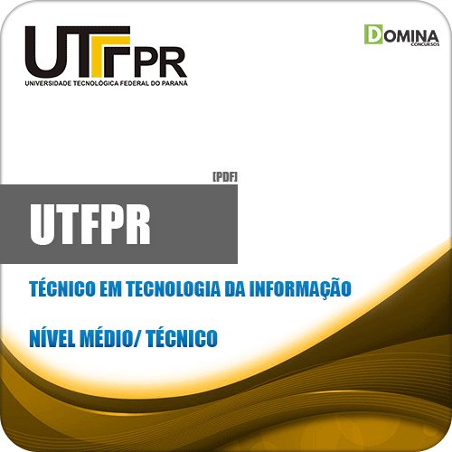 Apostila UTFPR 2018 Técnico em Tecnologia da Informação