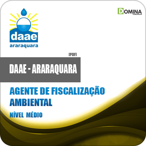 Apostila DAAE Araraquara SP 2018 Agt Fiscalização Ambiental