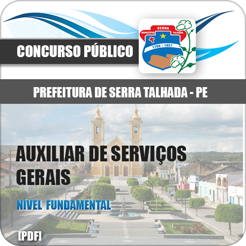 Apostila Serra Talhada PE 2018 Auxiliar Serviços Gerais