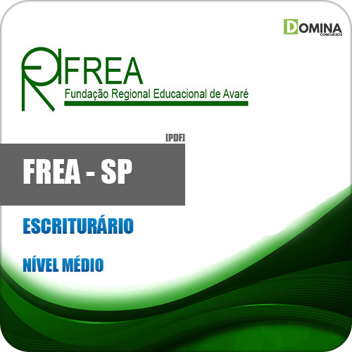 Apostila FREA SP 2018 Escriturário PDF