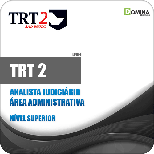 Apostila TRT 2 Região SP 2018 Analista Jud Administrativa