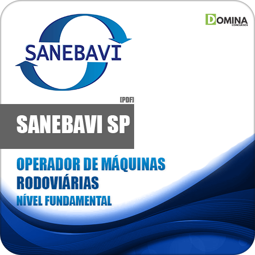 Apostila SANEBAVI SP 2018 Operador Máquinas Rodoviárias