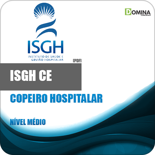 Apostila ISGH CE 2018 Copeiro Hospitalar