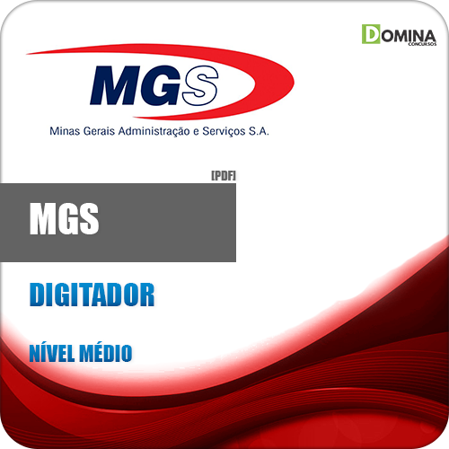 Apostila Concurso MGS MG 2018 Digitador