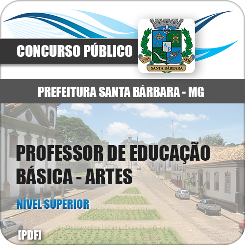 Apostila Santa Bárbara MG 2018 Prof Edu Básica Artes