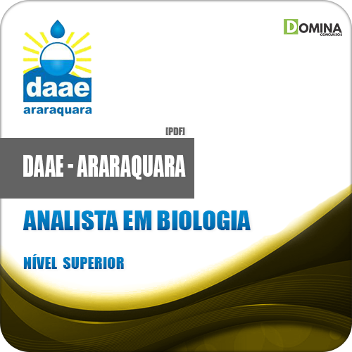 Apostila DAAE Araraquara SP 2018 Analista em Biologia