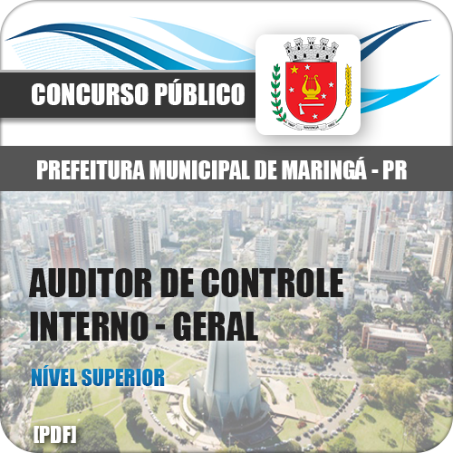 Apostila Maringá PR 2018 Auditor Controle Geral