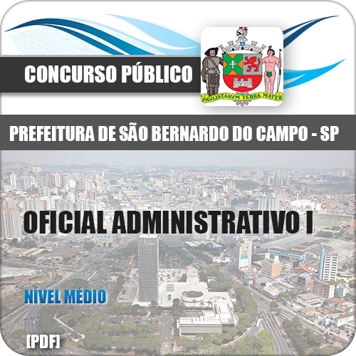 Apostila São Bernardo Campo SP 2018 Oficial Administrativo I