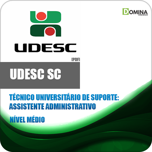 Apostila UDESC 2018 Tec Sup Assistente Administrativo