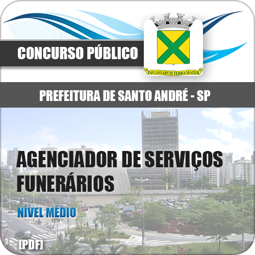 Apostila Santo André SP 2018 Agenciador Serviços Funerários