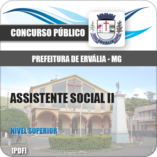 Apostila Pref Ervália MG 2018 Assistente Social II