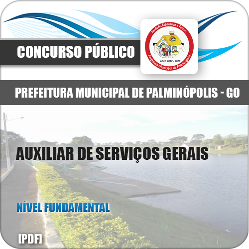Apostila Palminópolis GO 2018 Auxiliar Serviços Gerais