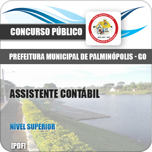 Apostila Palminópolis GO 2018 Assistente Contábil