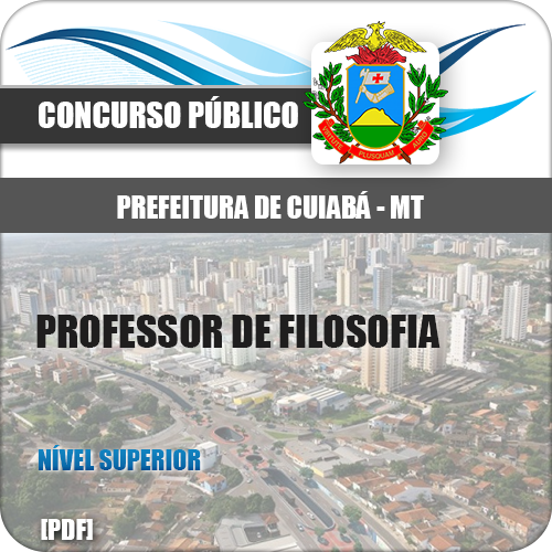 Apostila Cuiabá MT 2018 Professor de Filosofia