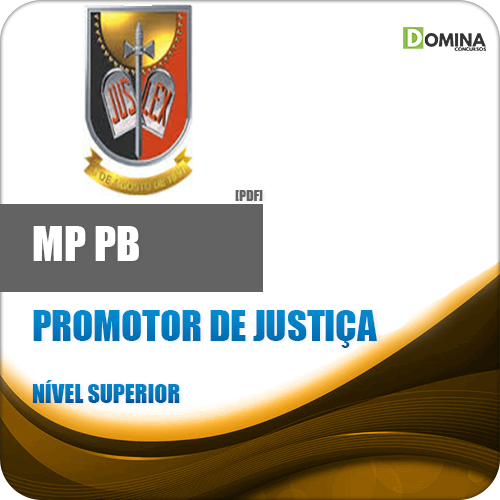 Apostila MP PB 2018 Promotor de Justiça Substituto