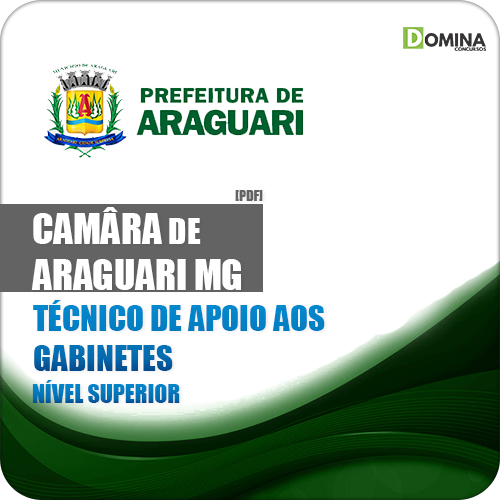 Apostila Câmara Araguari MG 2018 Técnico Apoio Gabinetes