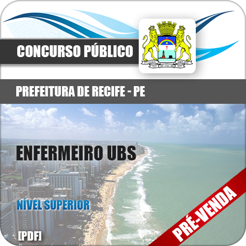 Apostila Concurso Recife PE 2018 Enfermeiro UBS