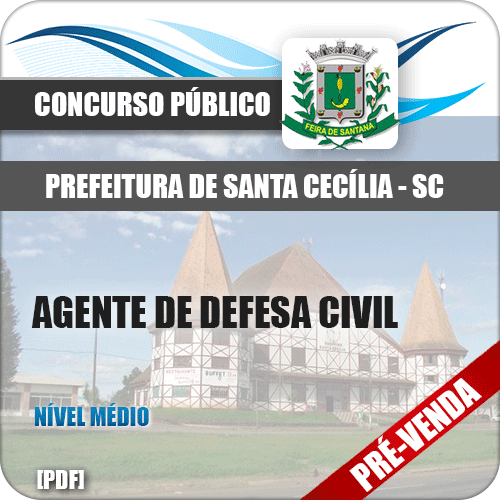 Apostila Pref Santa Cecília SC 2018 Agente de Defesa Civil