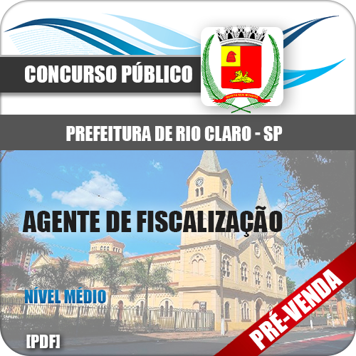 Apostila Pref Rio Claro SP 2018 Agente de Fiscalização