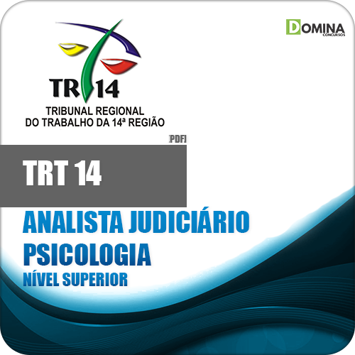 Apostila TRT 14ª Região 2018 Analista Judiciário Psicologia